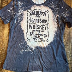 Grey and Tan Graphic Short Sleeve Tee